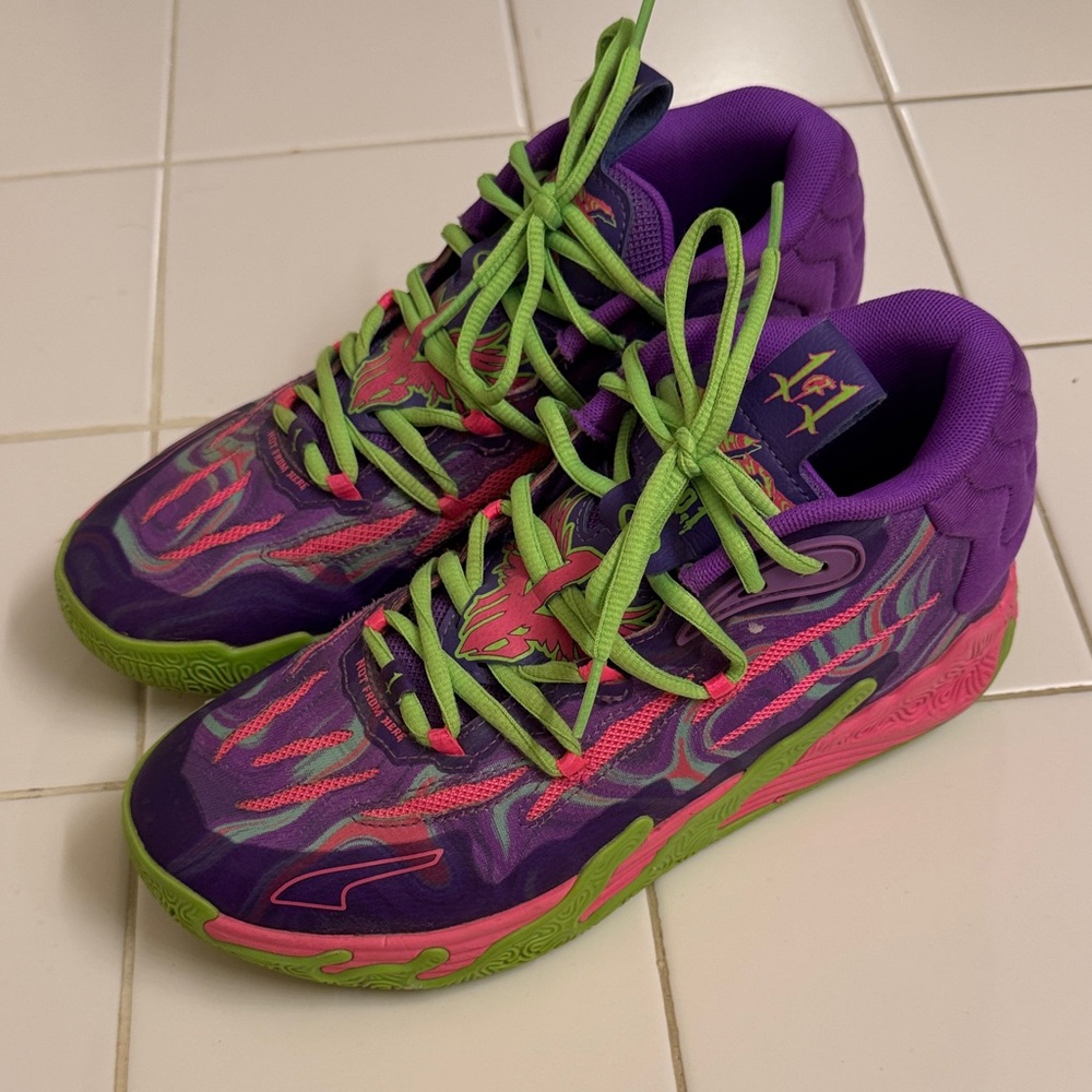 Mens PUMA MB.03 'TOXIC' Basketball Sneakers